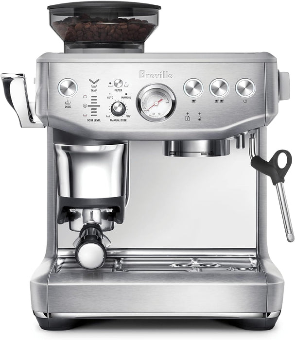 Breville Barista Express® Impress Espresso Machine, 2 Liters, Brushed Stainless Steel, BES876BSS