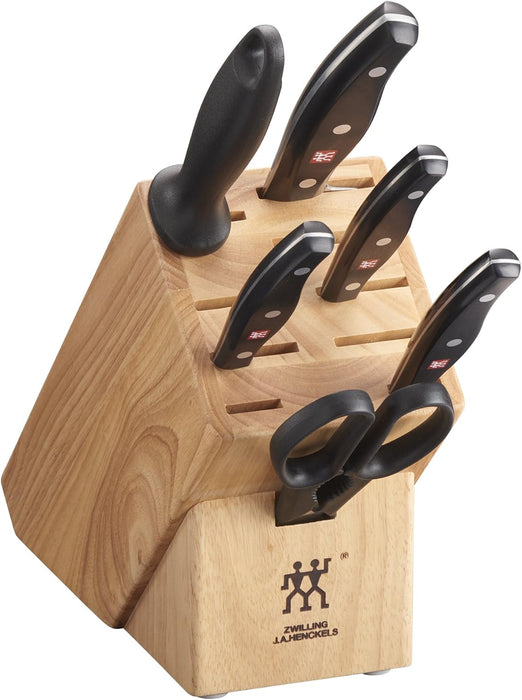 ZWILLING TWIN SIGNATURE 7-pc, Knife block set, natural