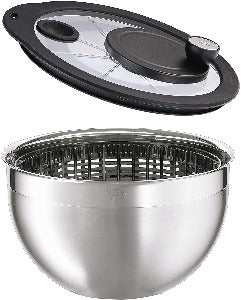 Rosle Stainless Steel Salad-Spinner, Large