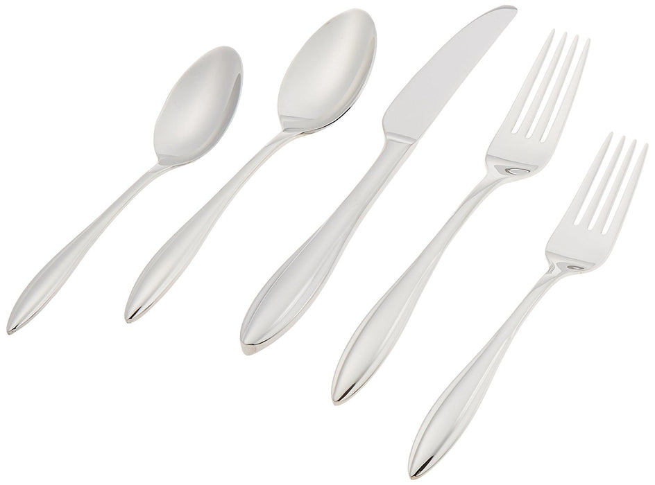 Lenox Sculpt 65-Piece 18/10 Stainless Flatware Set