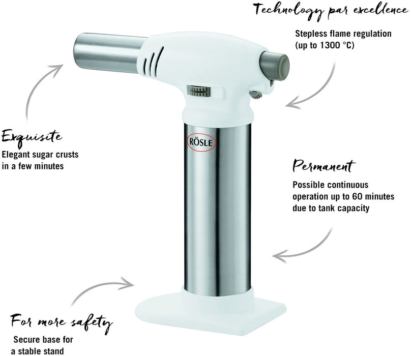 Rösle Crème Brulee Butane/Propane Adjustable Kitchen Torch