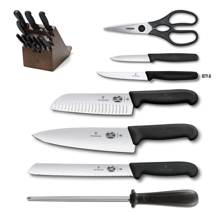 Victorinox Fibrox 13-Piece Swivel Knife Block Set