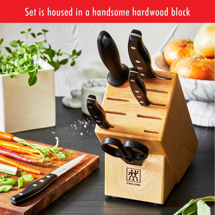 ZWILLING SIGNATURE 7-pc, Knife block set, natural