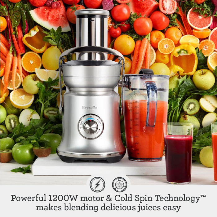 Breville Juice Founatin Cold XL Juicer,  BJE830BSS,Brushed Stainless Steel