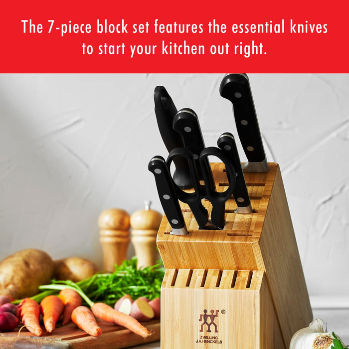 ZWILLING PROFESSIONAL S 7-pc, Knife block set, natural