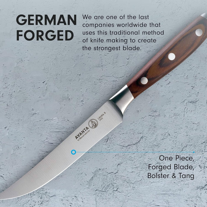 Messermeister Avanta Fine Edge 4 Piece Pakkawood Steak Knife Set