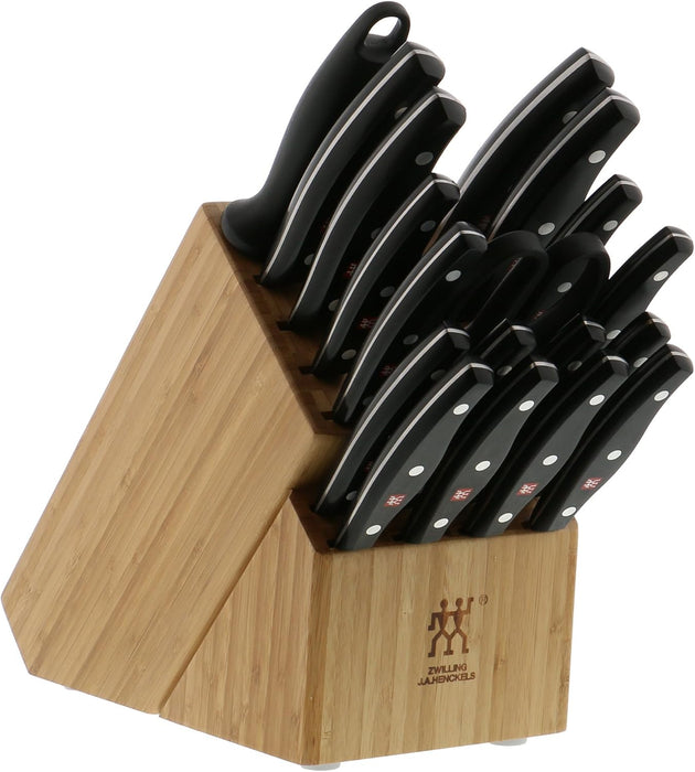 ZWILLING TWIN Signature Knife Block Set, 19-pc, Light Brown