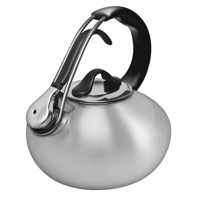 Chantal Classic Loop 1.8 Quart Teakettle, Brushed Stainless