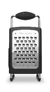 Microplane Box Grater Large 10 inch 4-Sided Stainless Steel Ultra-Sharp Multi-Purpose Grater