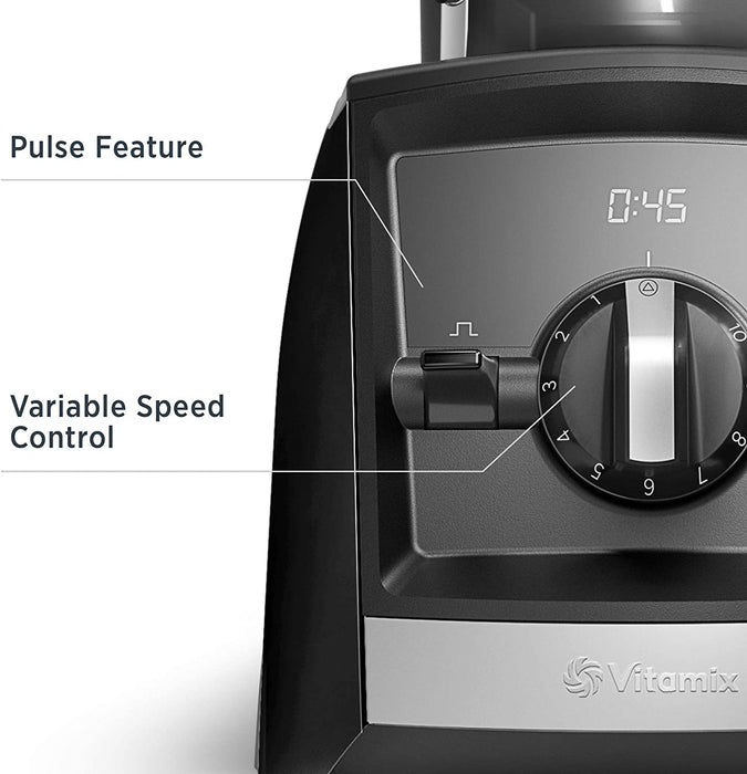 Vitamix A2300 Ascent Series Smart Blender, Professional-Grade, 64 oz. Low-Profile Container, Black