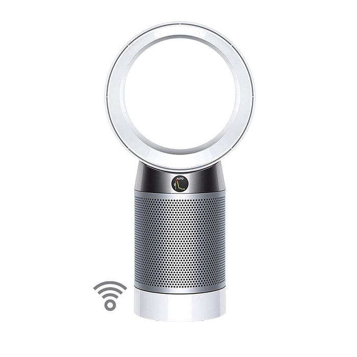 Dyson Pure Cool, DP04-HEPA Air Purifier and Fan WiFi-Enabled, Large Rooms, Automatically Removes Allergens, Pollutants, Dust, Mold, VOCs, White/Silver