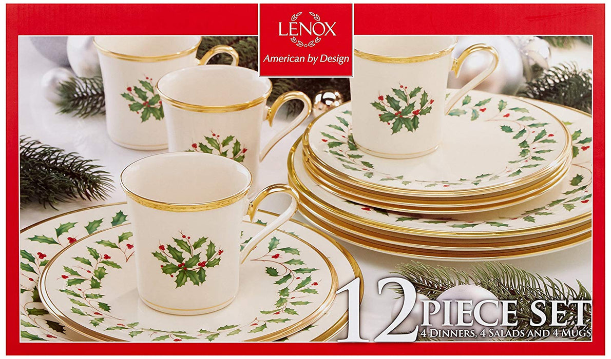 Lenox Holiday 12-Piece Dinnerware Set