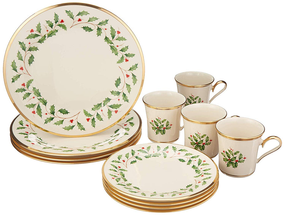 Lenox Holiday 12-Piece Dinnerware Set