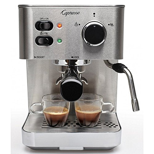 Capresso 118 Ec Pro Espresso And Cappuccino Machine, Silver